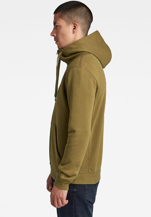 G-STAR - Premium core hooded zip sweater - light antic green