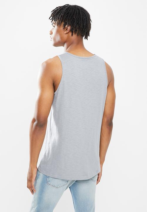STYLE REPUBLIC - 2 Pack vest - black & mid grey