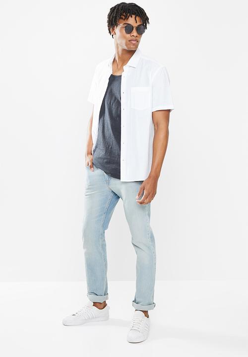 STYLE REPUBLIC - 2 Pack vest - black & mid grey