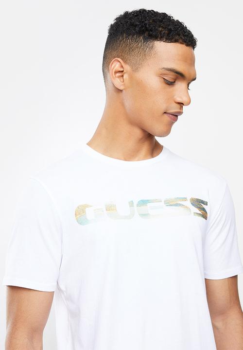 GUESS - Scenic logo short sleeve tee - white