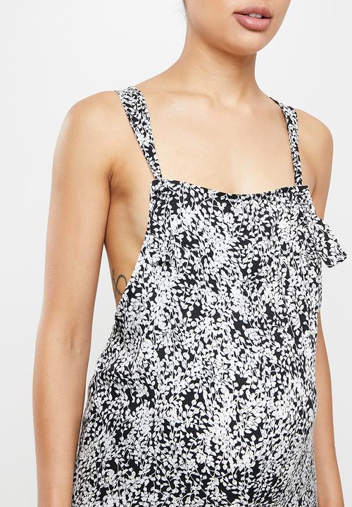 Superbalist - Maternity jumpsuit - black & white 