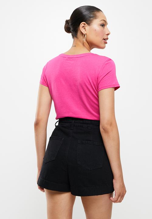 GUESS - Baby boxy tee - raver pink