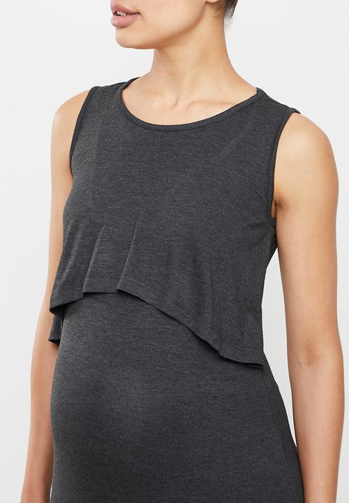 Superbalist - Nursing maxi dress - charcoal
