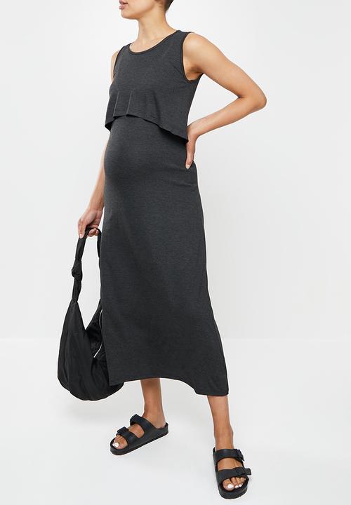 Superbalist - Nursing maxi dress - charcoal