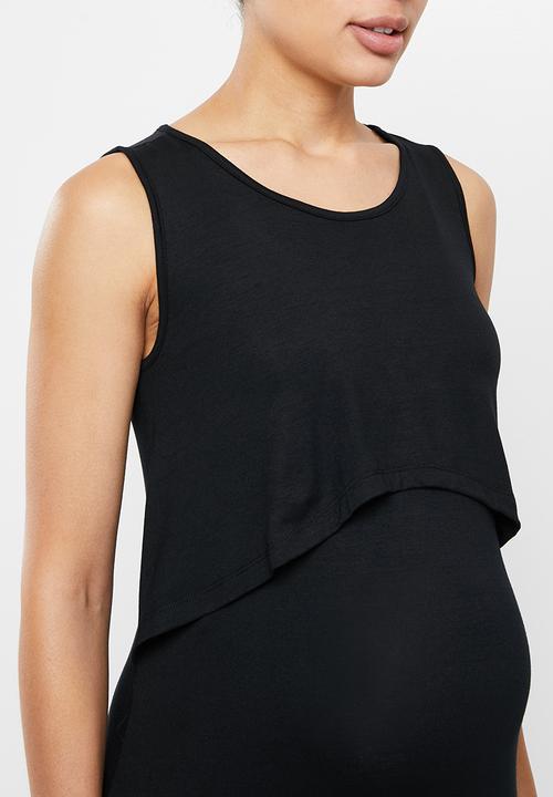Superbalist - Nursing maxi dress - black