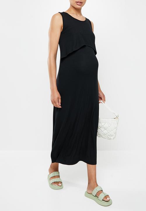 Superbalist - Nursing maxi dress - black