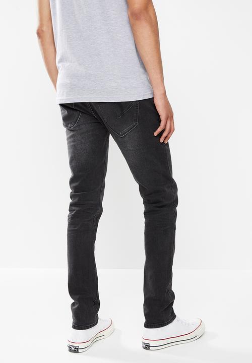 Aca Joe - Aca joe basic skinny jeans - dark grey 