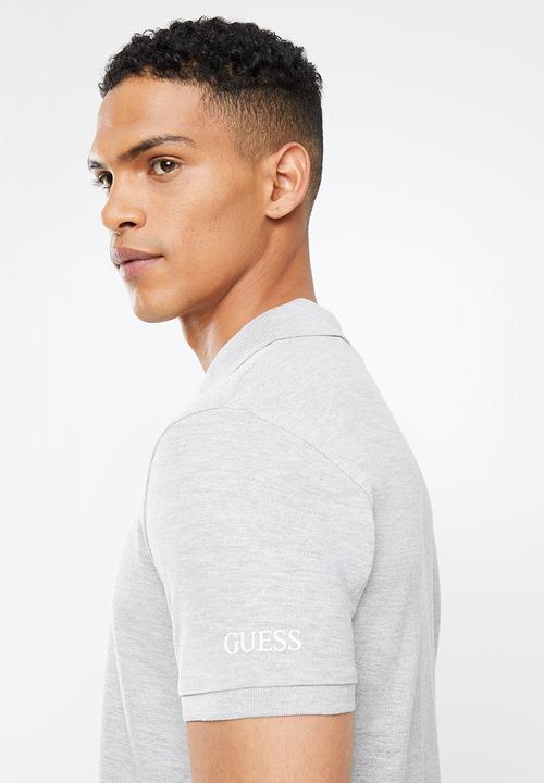 GUESS - Shirt sleeve  Guess man rep polo - grey