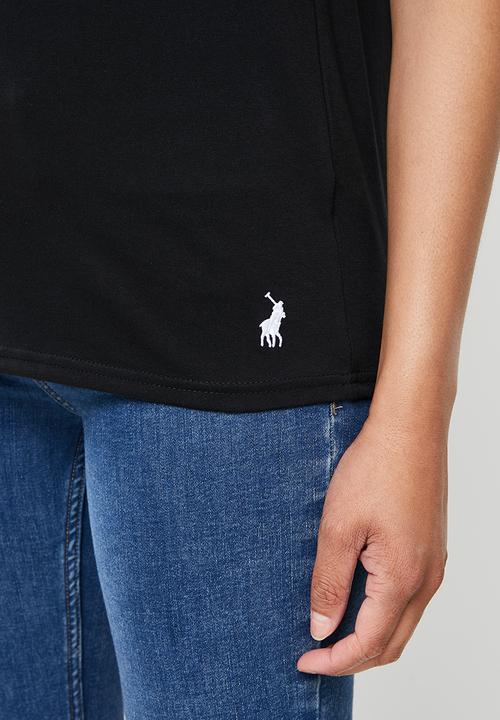 POLO - Jo short sleeve sequin t-shirt - black