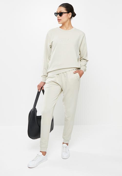 POLO - Tracey tracksuit bottom - stone