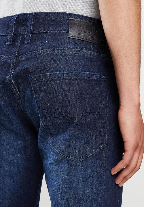 GUESS - Justin slim straight jeans - blue