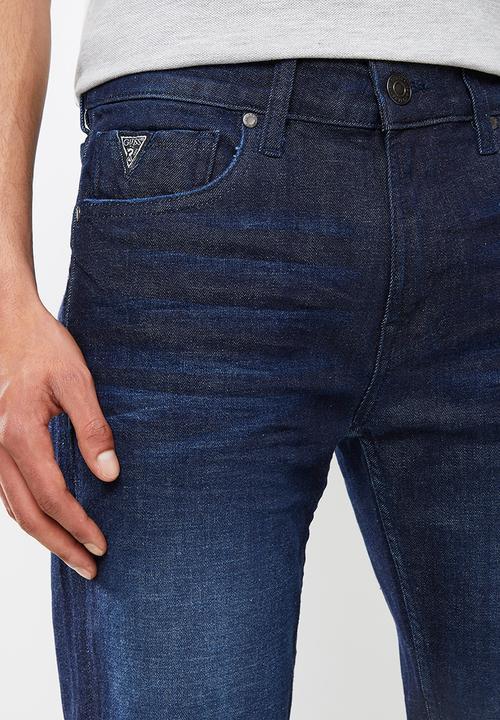 GUESS - Justin slim straight jeans - blue