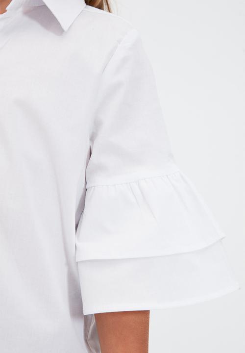 Trendyol - Button-down shirt - white