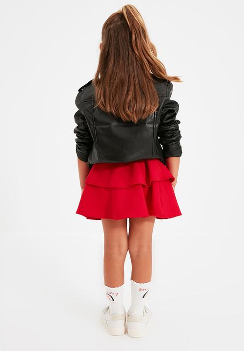 Trendyol - Layered skirt - red