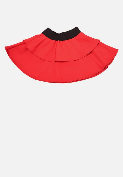 Trendyol - Layered skirt - red