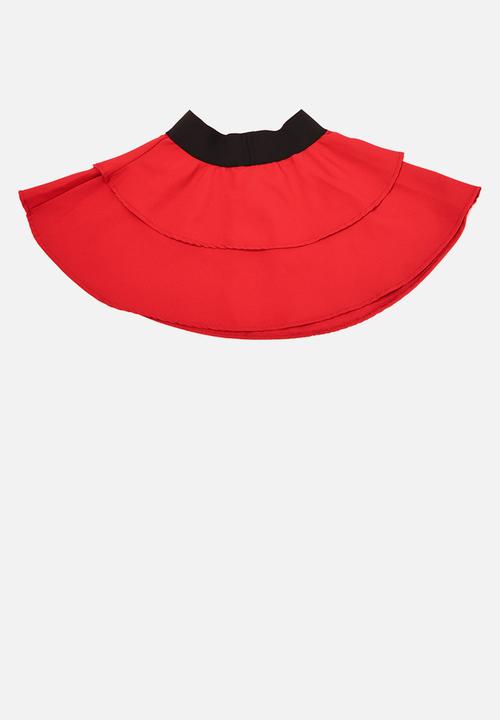 Trendyol - Layered skirt - red