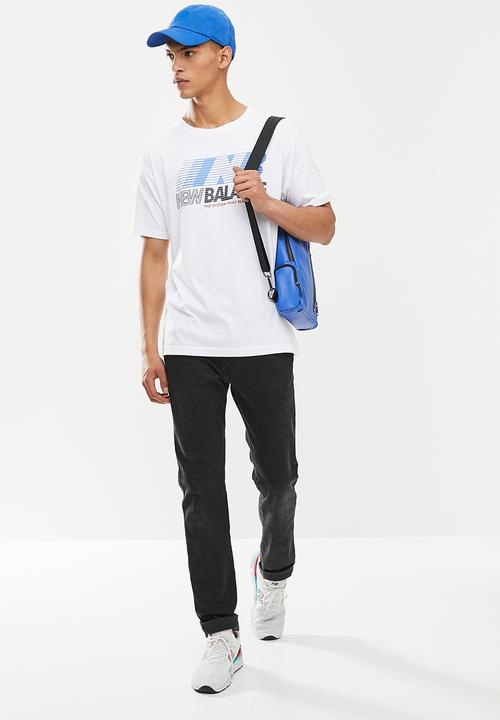 New Balance  - Nb essentials speed action tee - white 