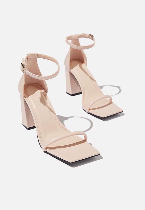 Cotton On - Quinn block heel - blush pu