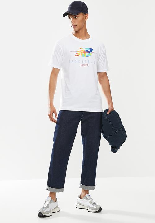New Balance  - Nb seismic moment tee - white 