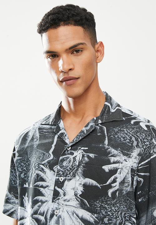 Fox - Bad trip short sleeve woven - black