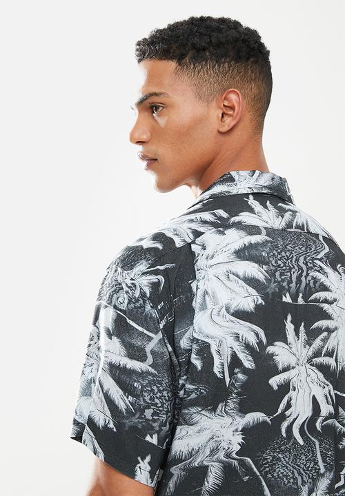 Fox - Bad trip short sleeve woven - black