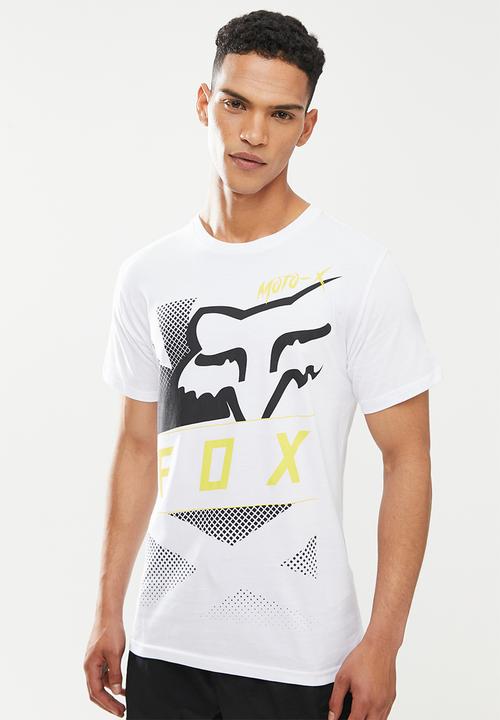 Fox - Riet short sleeve tee - white