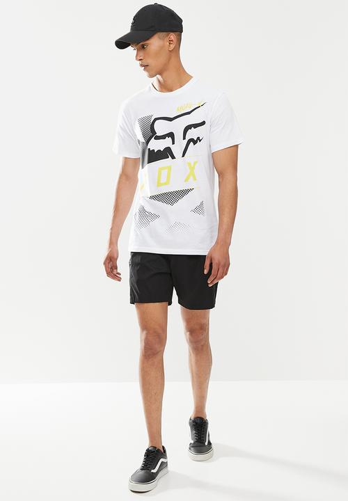 Fox - Riet short sleeve tee - white