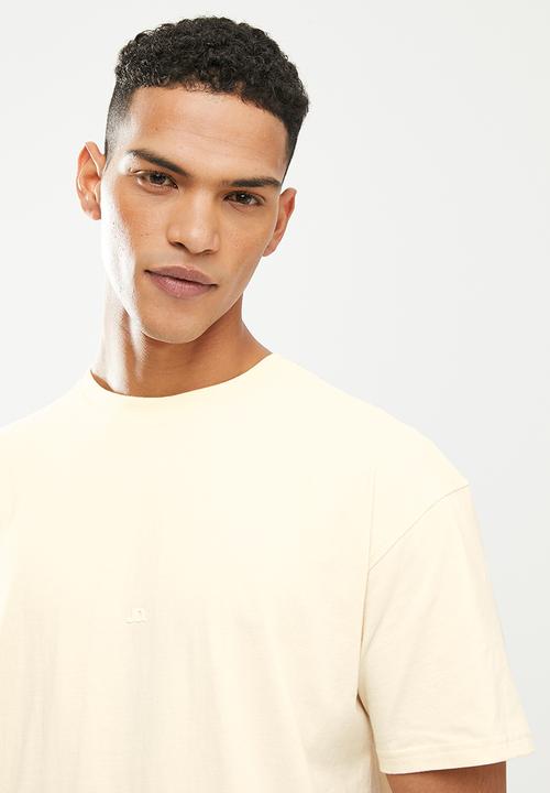 Jonathan D - Duke oversized fit t-shirt - cream