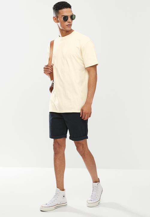 Jonathan D - Duke oversized fit t-shirt - cream