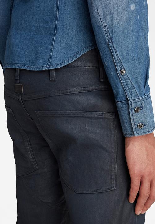G-STAR - 5620 3d slim elto superstretch denim - dry waxed cobler