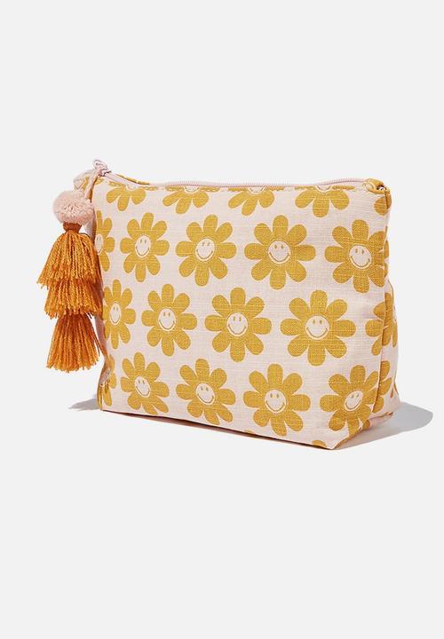 Typo - Everyday pouch-lcn sm smiley daisy cloud pink