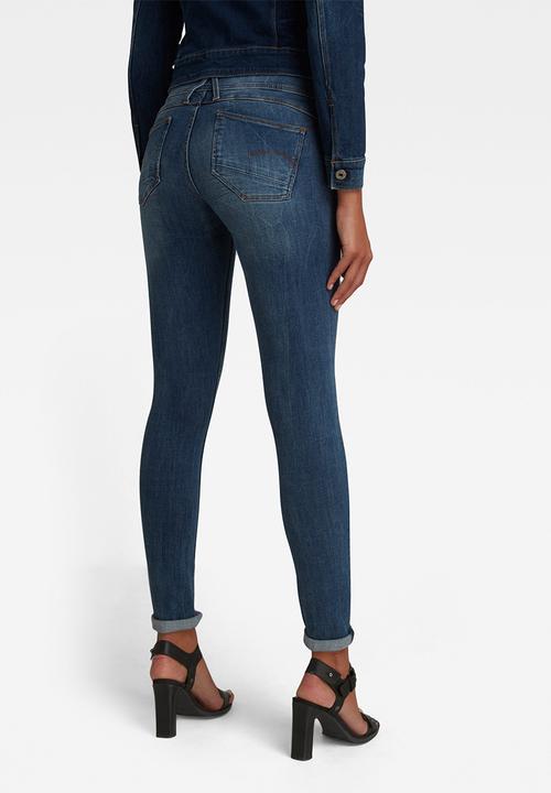 G-STAR - Lynn d super skinny - medium aged