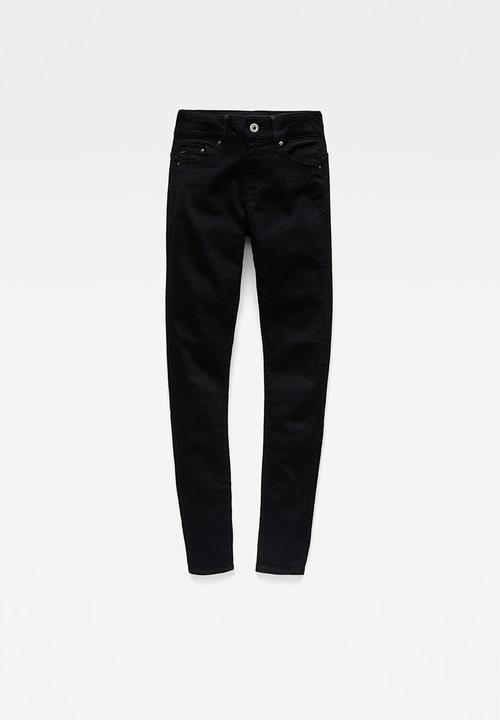 G-STAR - Midge cody mid skinny - pitch black