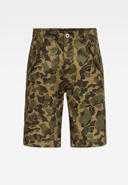 G-STAR - Rovic dc qane loose 1/2 shorts - sage
