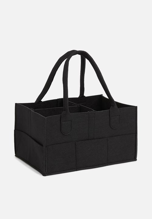 Sixth Floor - Felt diaper caddy - black