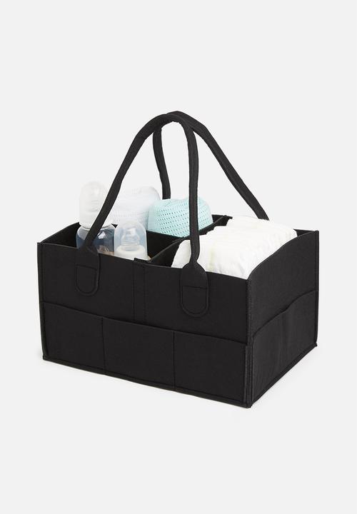 Sixth Floor - Felt diaper caddy - black