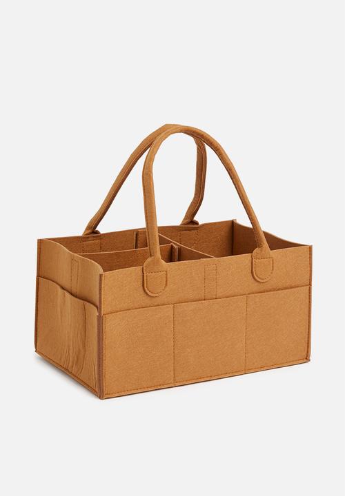 Sixth Floor - Felt diaper caddy - tan