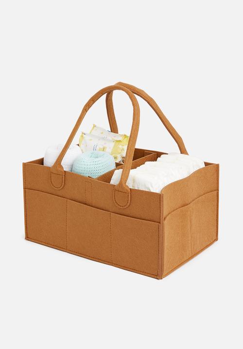 Sixth Floor - Felt diaper caddy - tan