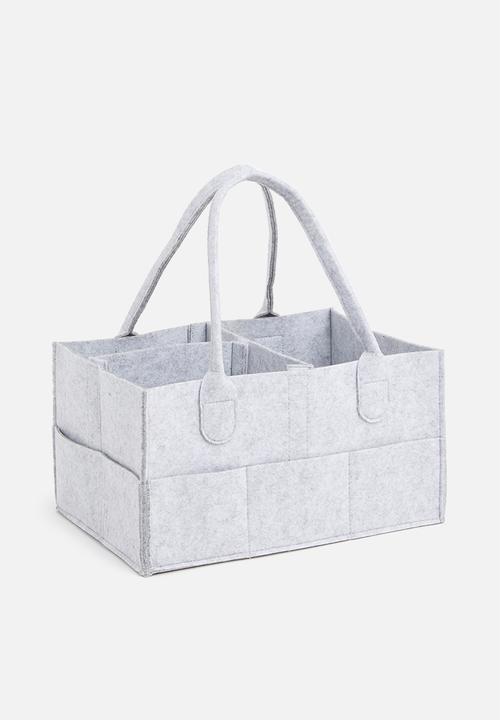 Sixth Floor - Felt diaper caddy - grey