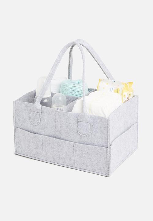 Sixth Floor - Felt diaper caddy - grey