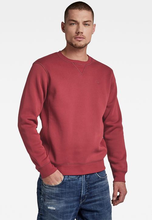G-STAR - Premium core r sw l\s - chateaux red