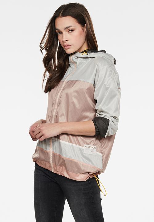 G-STAR - Colourblock jacket - milk/liquid pink/asfalt