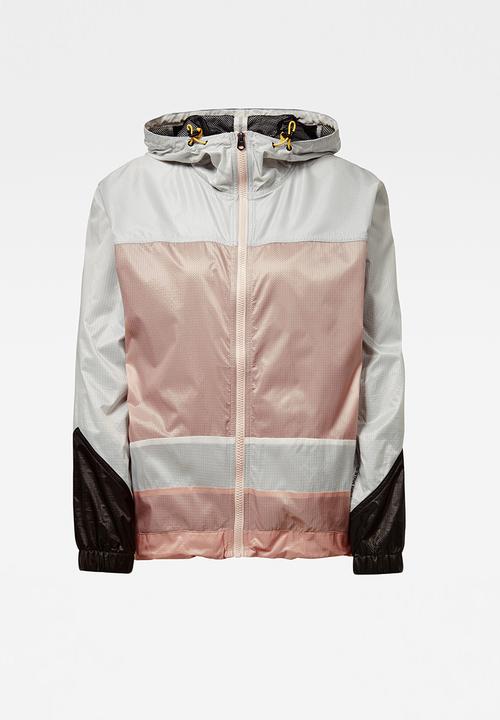 G-STAR - Colourblock jacket - milk/liquid pink/asfalt