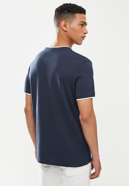 Ben Sherman - Pique crew - navy