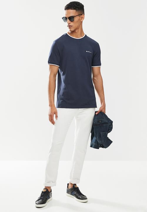 Ben Sherman - Pique crew - navy