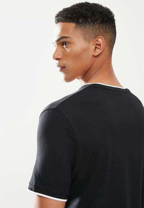 Ben Sherman - Pique crew - black
