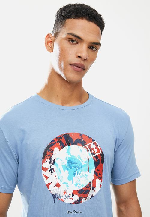 Ben Sherman - Graffiti - mid blue