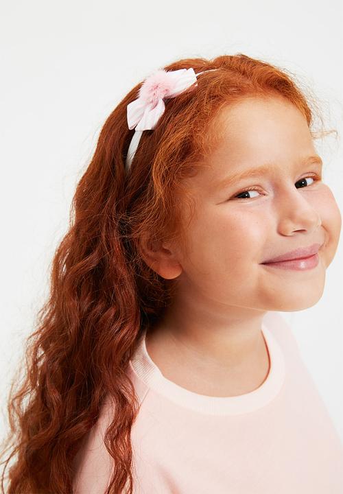 Trendyol - Bow headband & clips - pink