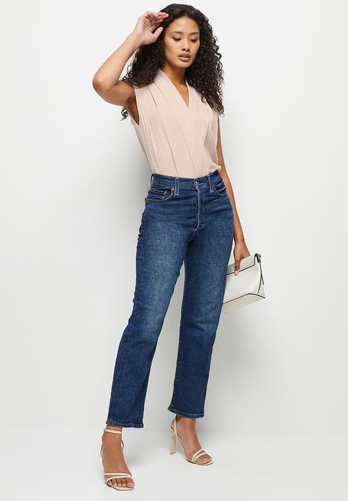 MILLA - Sleeveless wrap bodysuit - nude