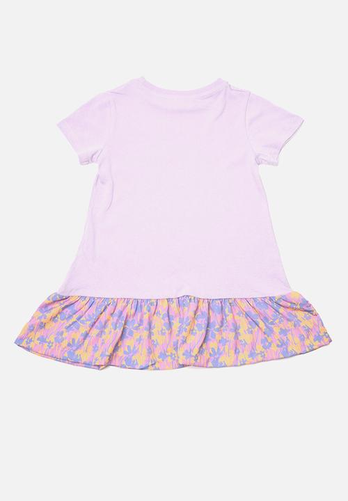 Trendyol - Floral frill dress - lilac
